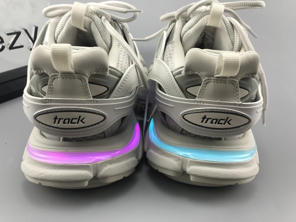UA TRACK TRAINERS IN WHITE AND WHITE MESH AND NYLON