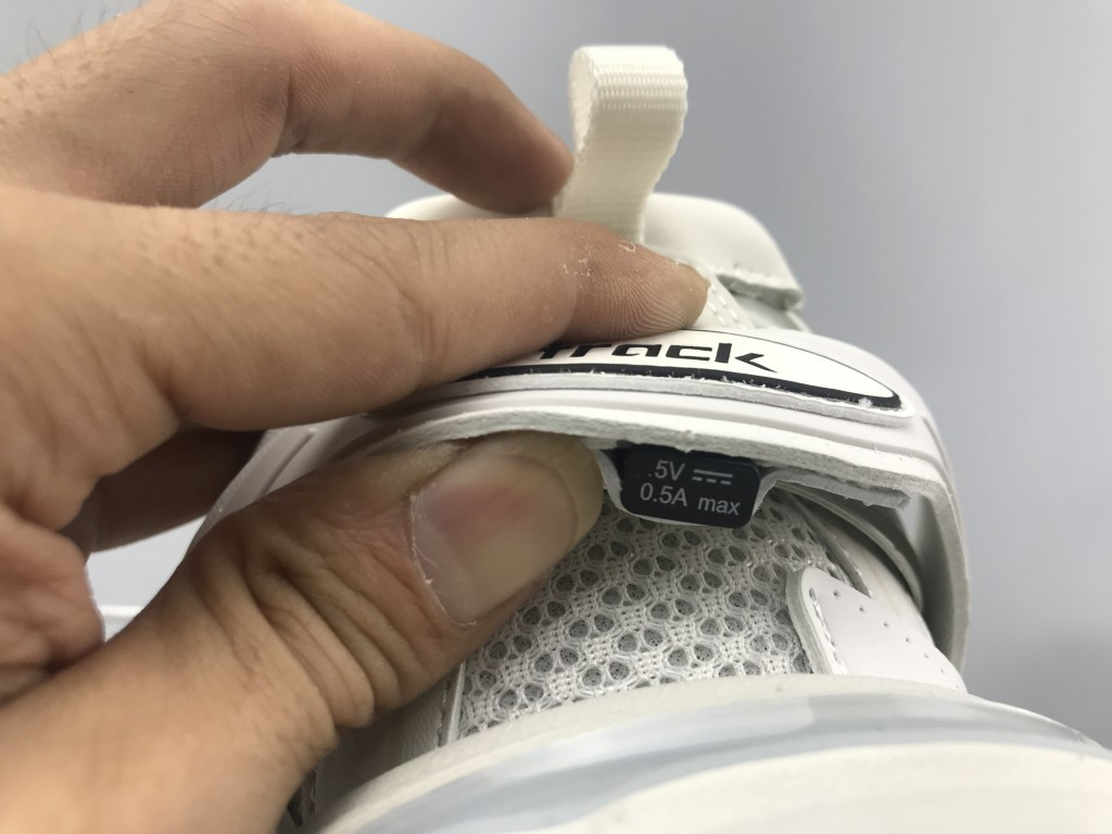 UA TRACK TRAINERS IN WHITE AND WHITE MESH AND NYLON