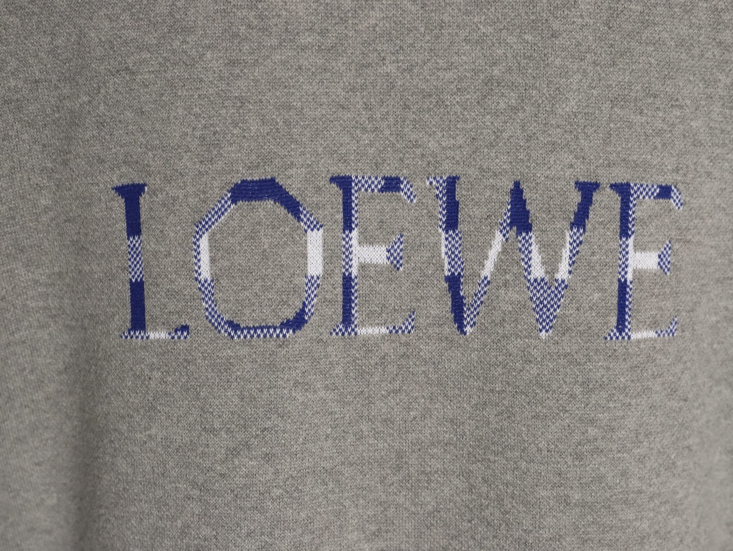 L0ew* knitting short-sleeved t-shirt
