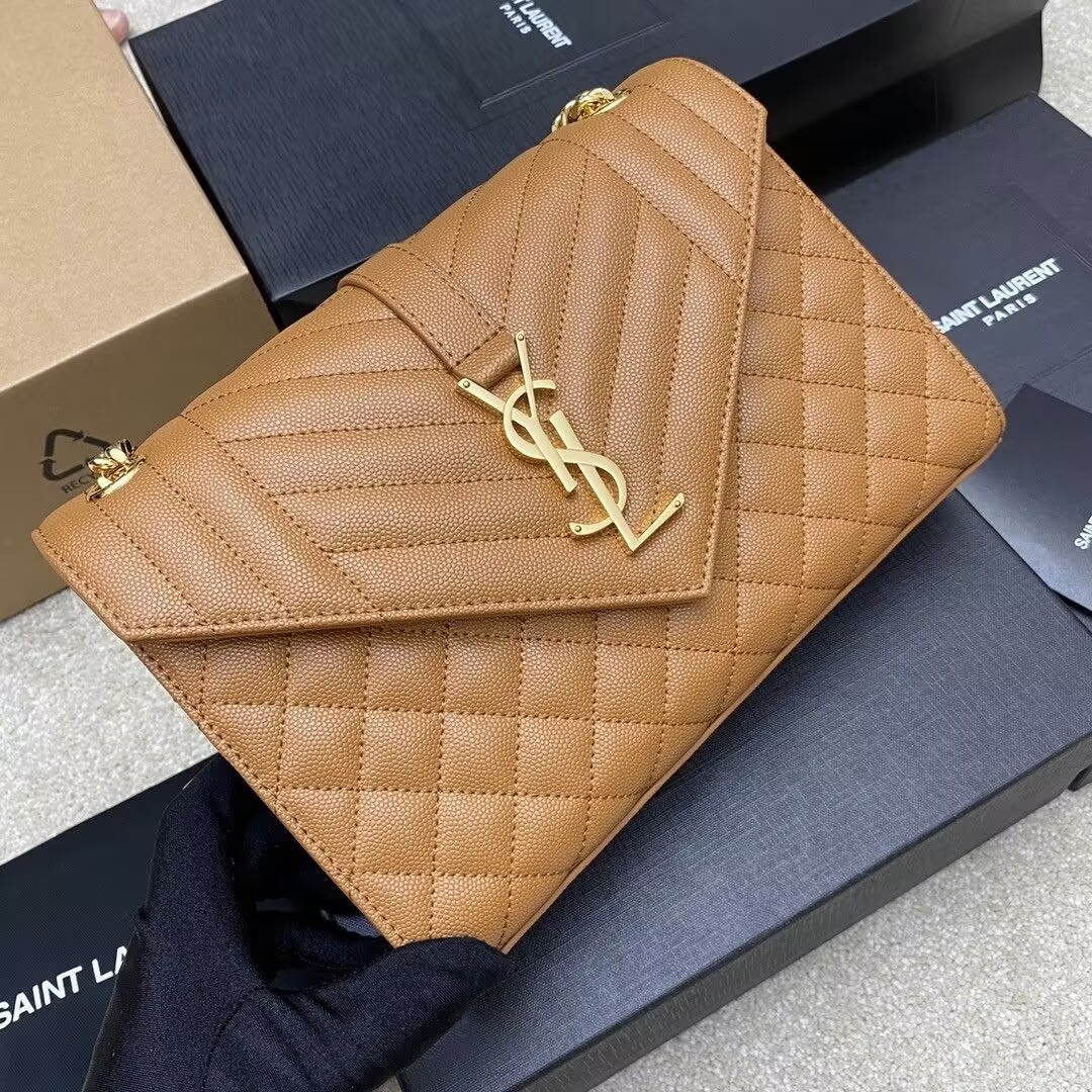Y51 ENVELOPE MEDIUM in MATELASSÉ lambskin 24x17.5x6cm