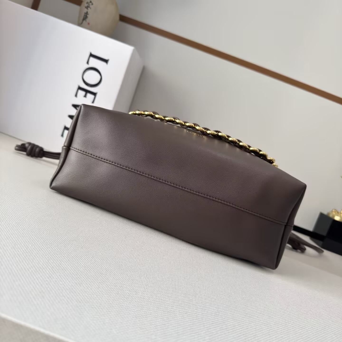 L0ew* medium flamenco purse in mellow nappa lambskin 30x10.5x20cm