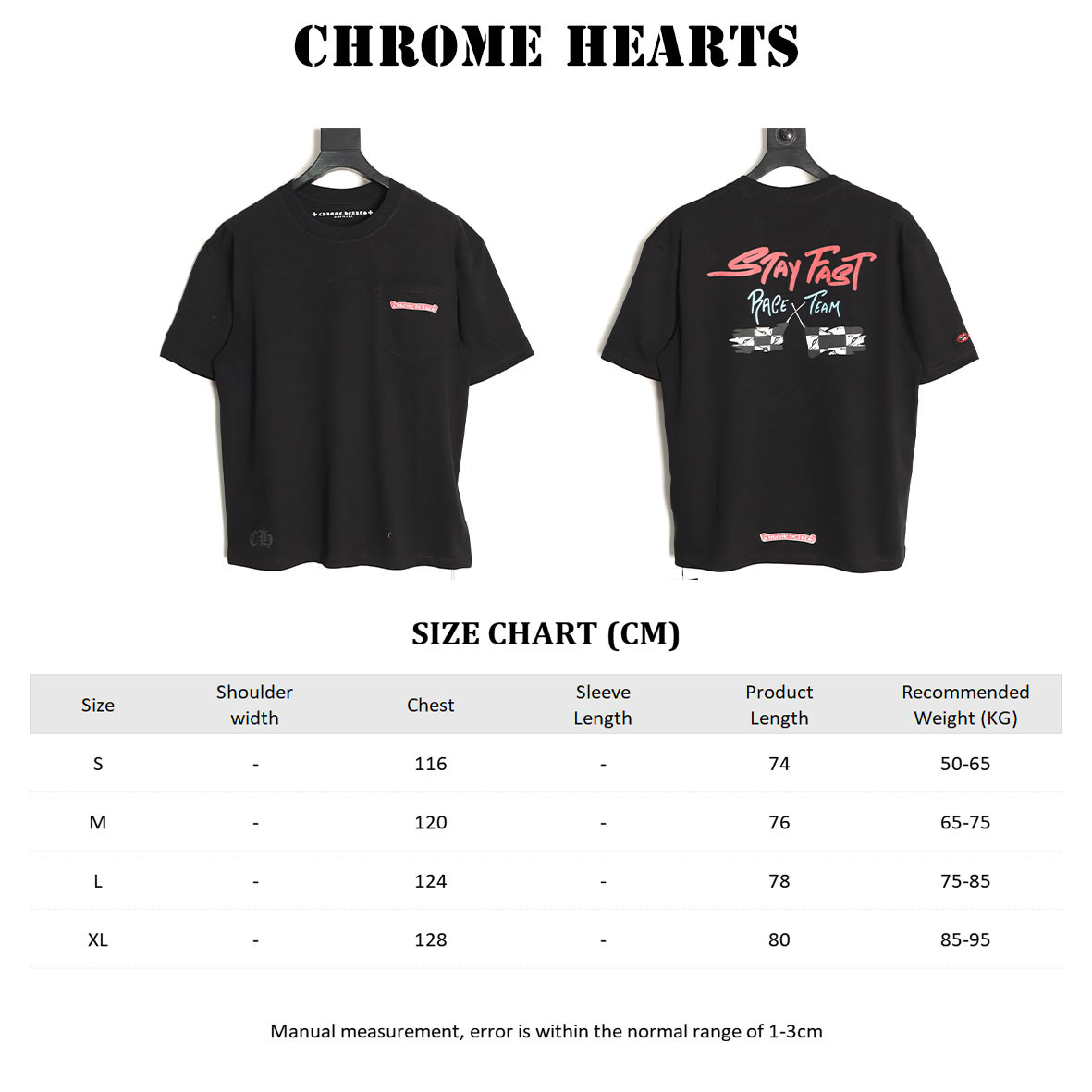 Ch*0me He**ts short-sleeved t-shirt