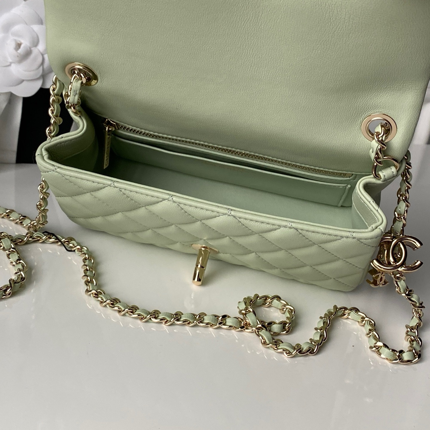 Ch**el classic flap handbag cf as5759 20x13x7cm