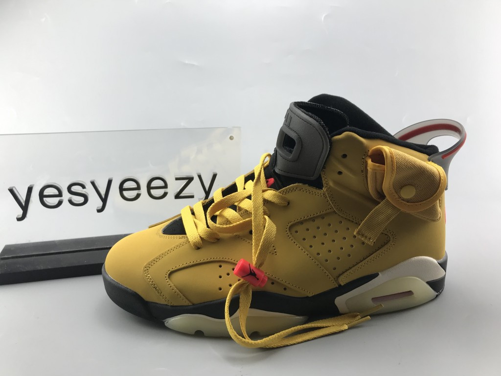 UA TRAVIS SCOTT X AIR JORDAN 6 RETRO CACTUS JACK YELLOW