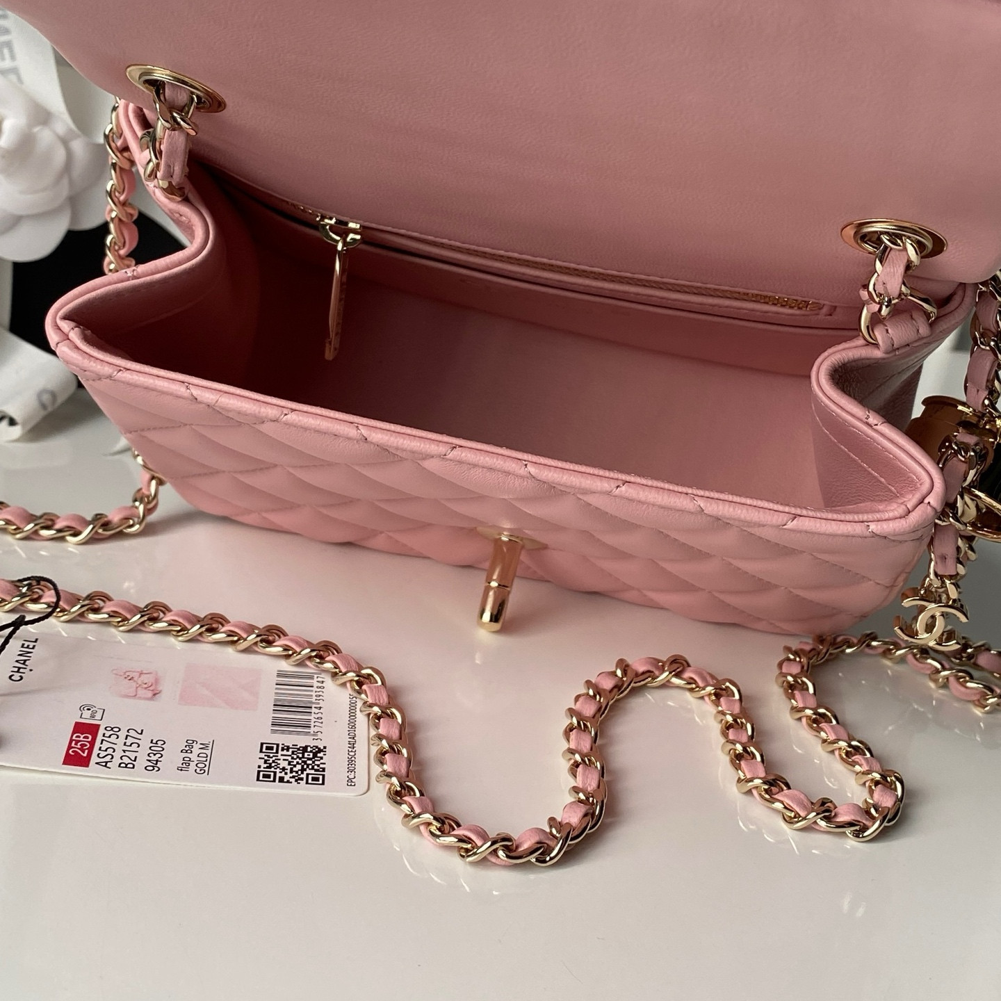 Ch**el classic flap handbag cf as5758 18x13x7cm