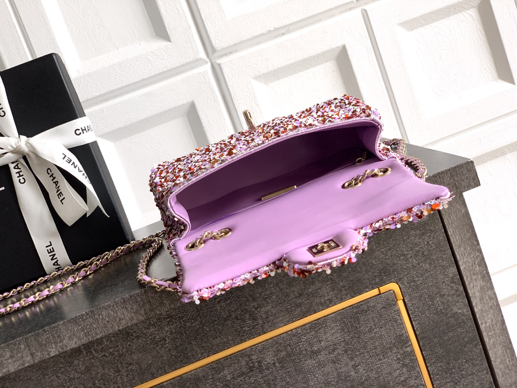 Ch**el flap bag 20x12x6cm