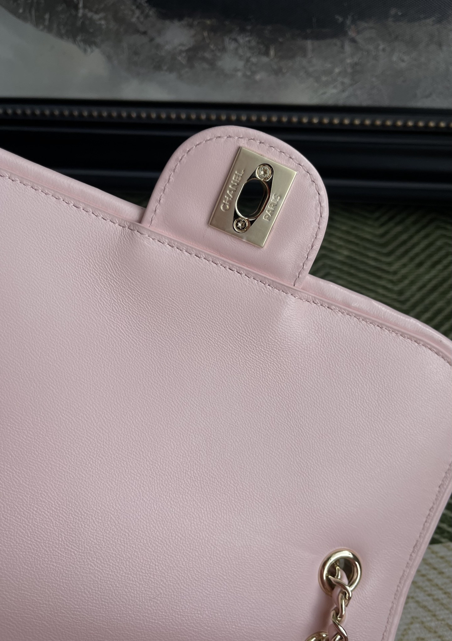 Ch**el flap bag as6017 23x14.5x6cm