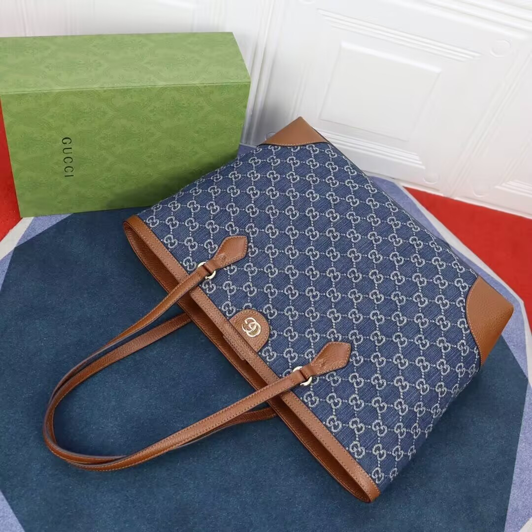 gvc*1 De*1m gg monogram medium ophidia shopping tote 38x28x14cm