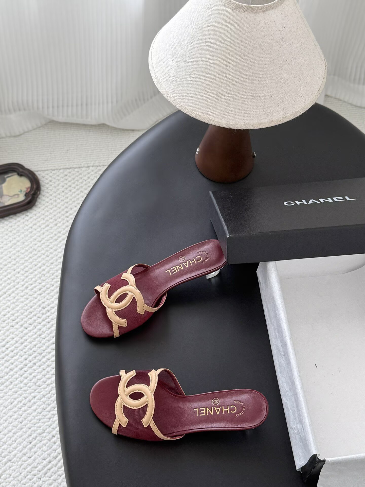 ua Ch**el sandals 4.5cm heel
