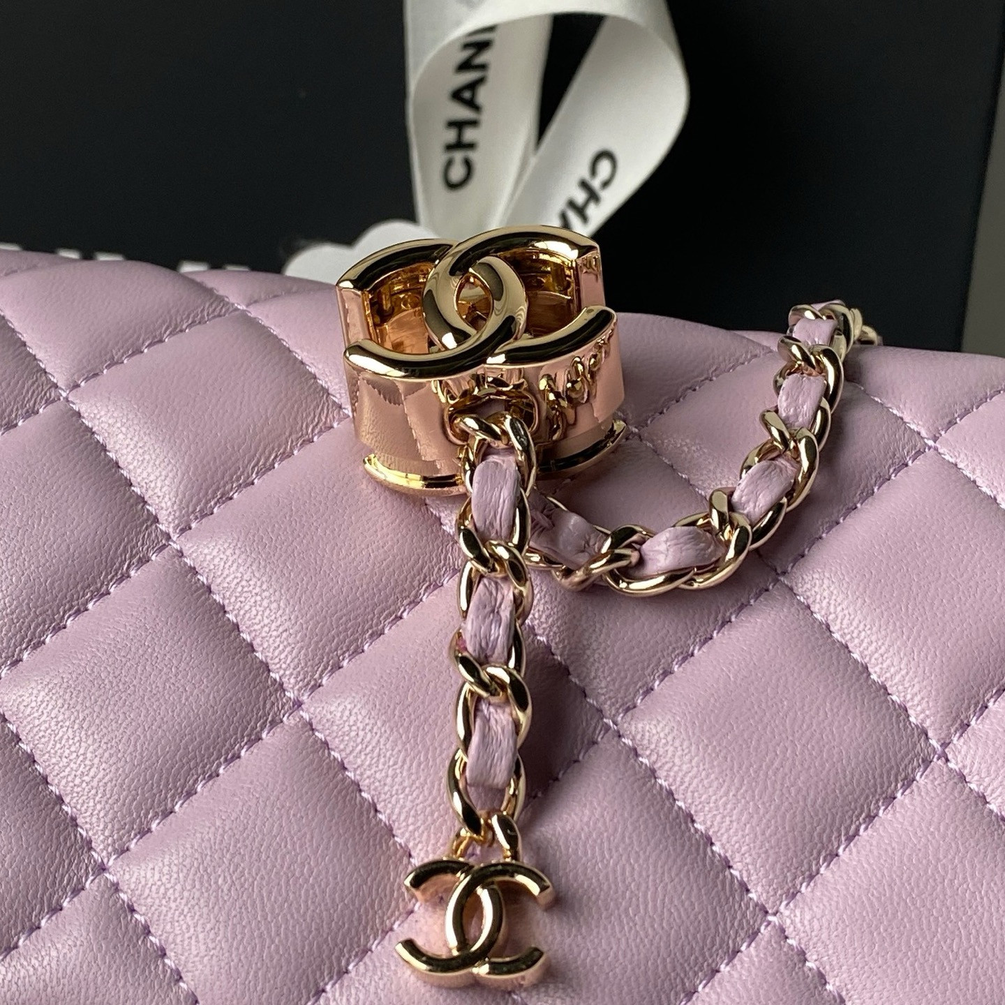 Ch**el classic flap handbag cf as5756 14.5x23.5x7cm