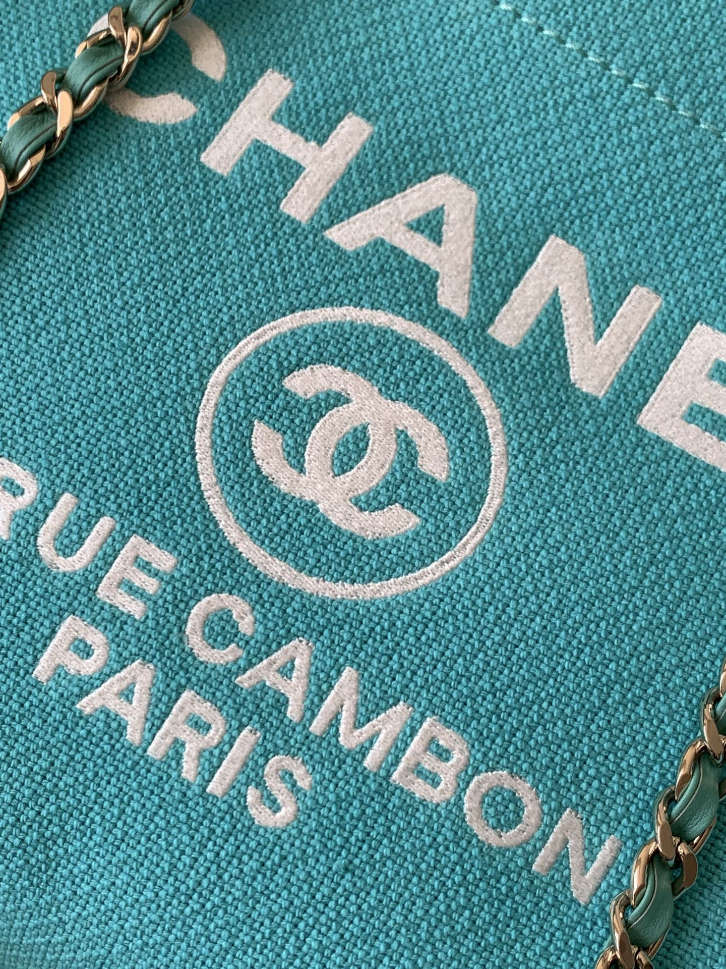 Ch**el deauville tote shopping bag 33x22x13cm
