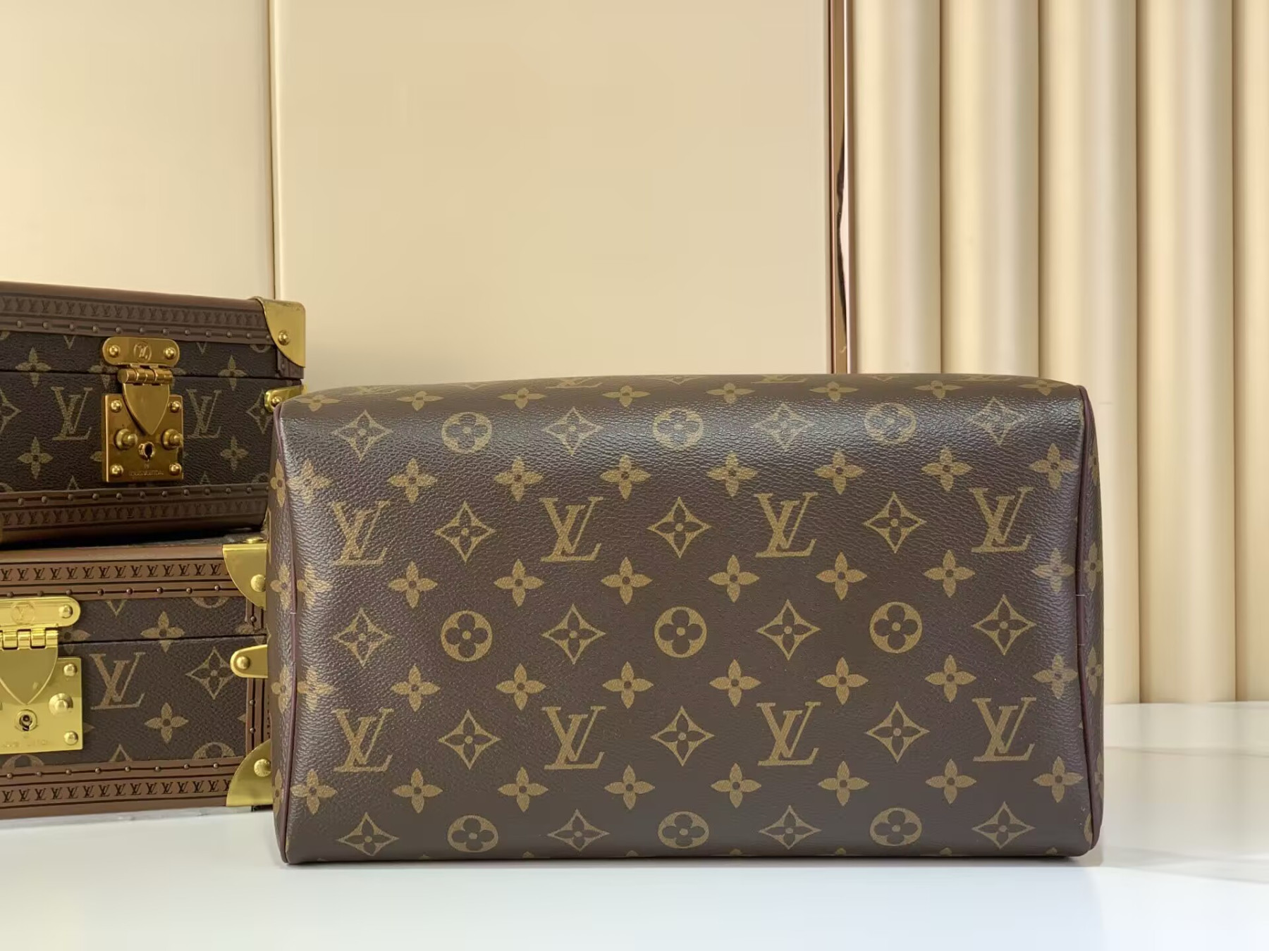 l0vis Vvtt0n speedy 30 soft celebration monogram handbag m28379 30x21x17cm