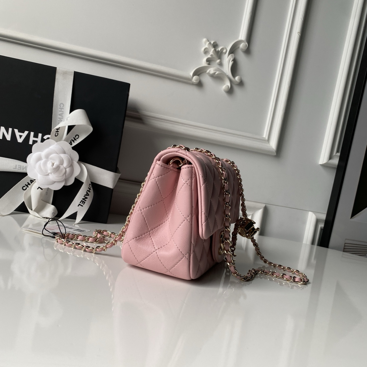 Ch**el classic flap handbag cf as5758 18x13x7cm