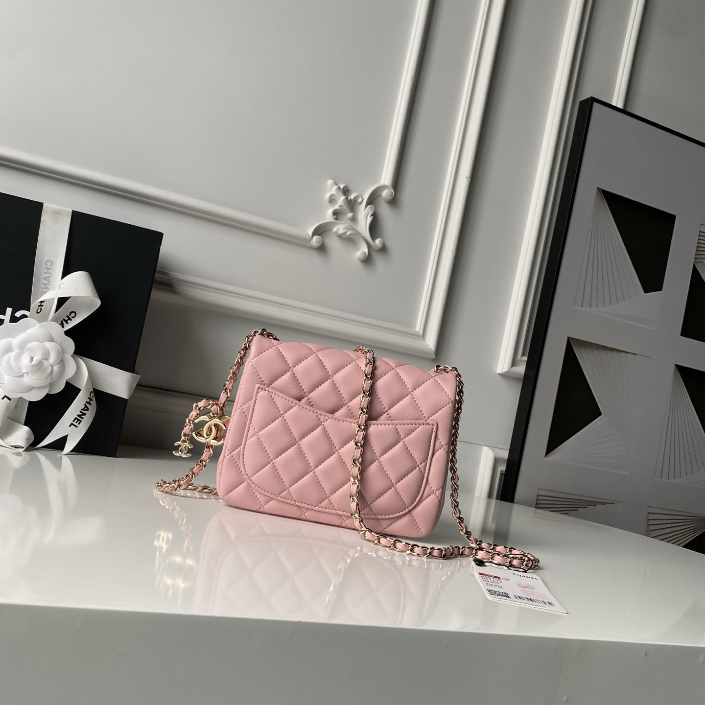 Ch**el classic flap handbag cf as5758 18x13x7cm