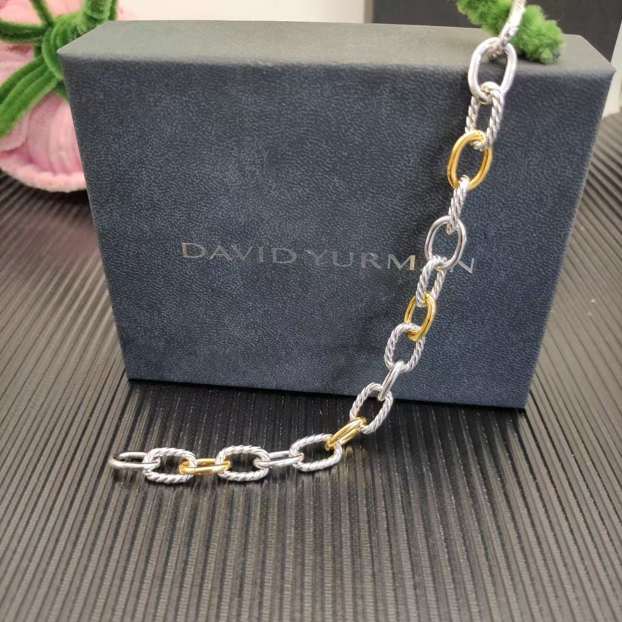 dau1d Yvrm*n 8.5mm buttonhole bracelet(chain length 21cm)