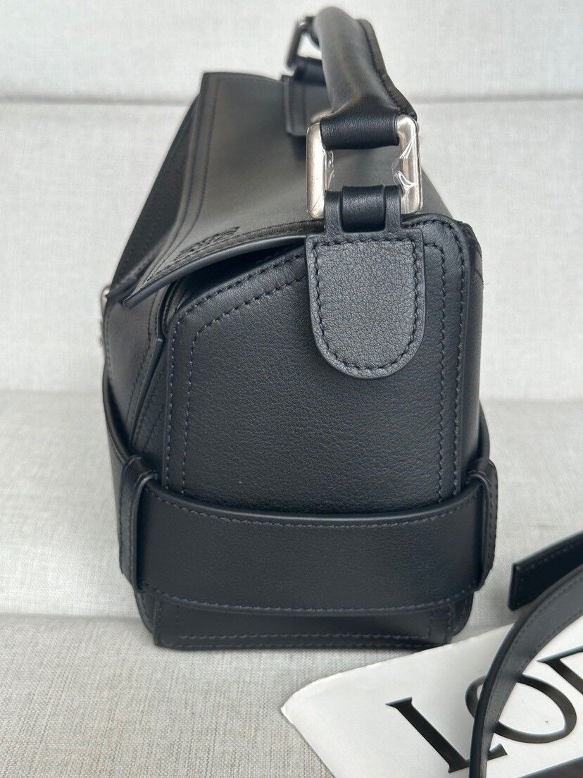 L0ew* small puzzle biker bag in shiny calfskin 16.5x24x10.5cm