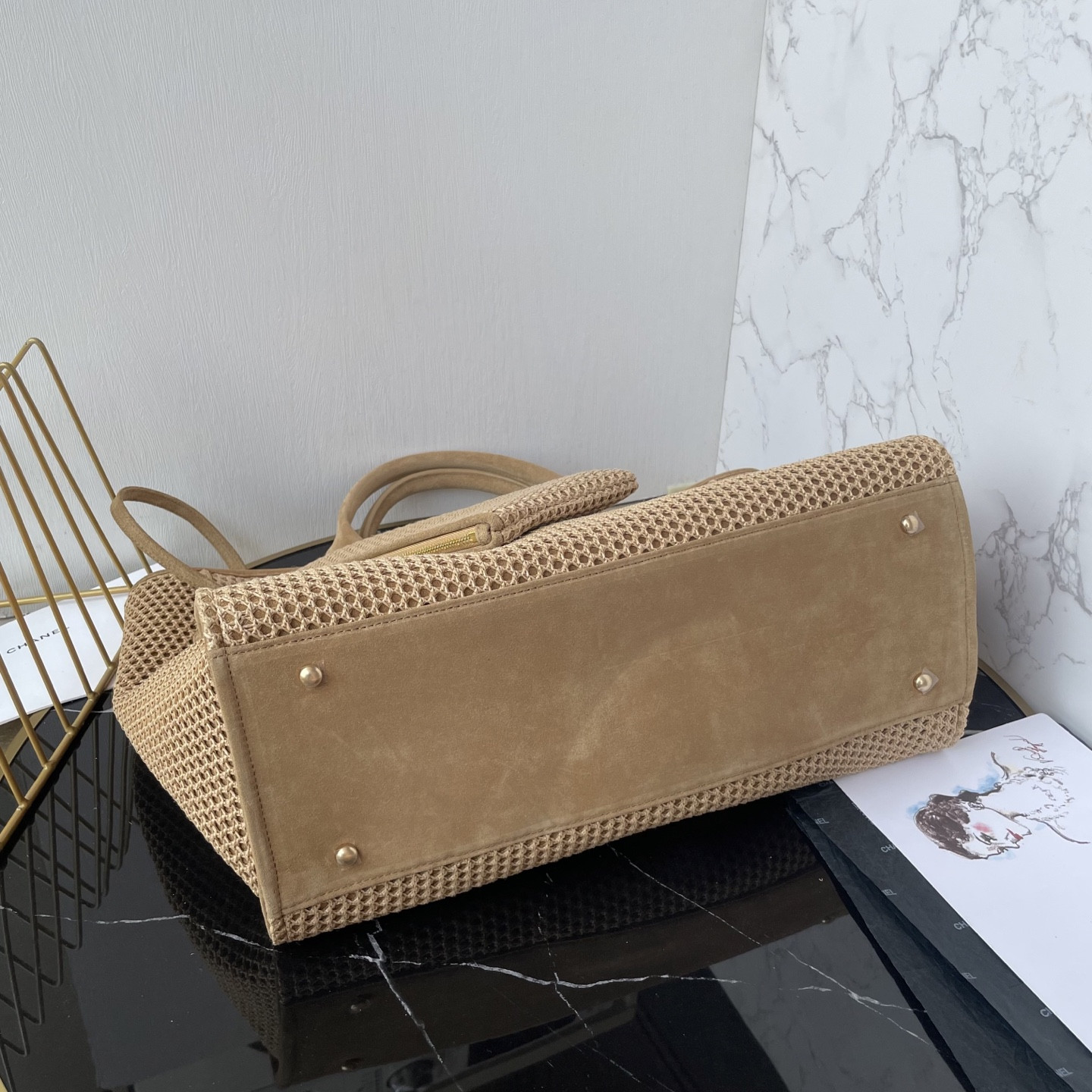 Ch**el shopping bag 38x30x22cm