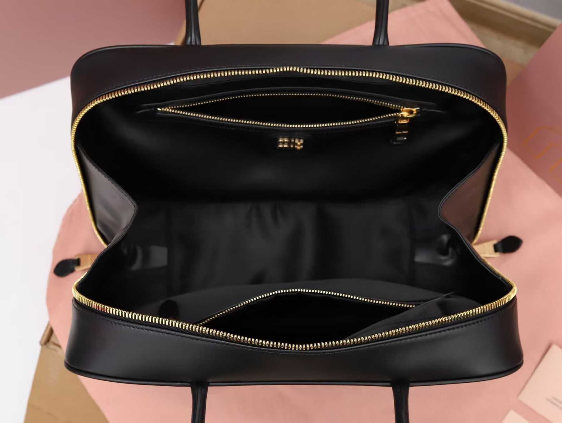M1v M1v leather beau bag 34x23x12cm