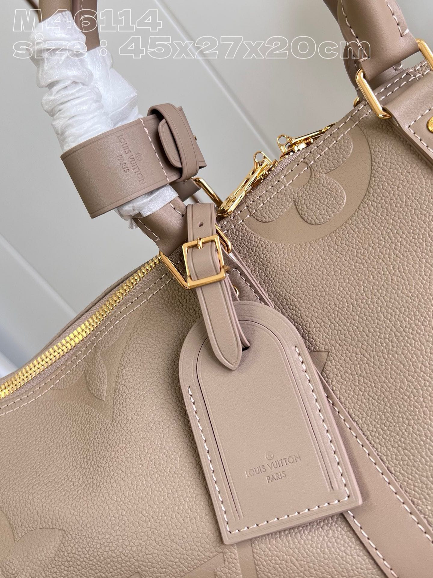 LV KEEPALL BANDOULIÈRE 45 Travel Bag M46114 27x20x45cm
