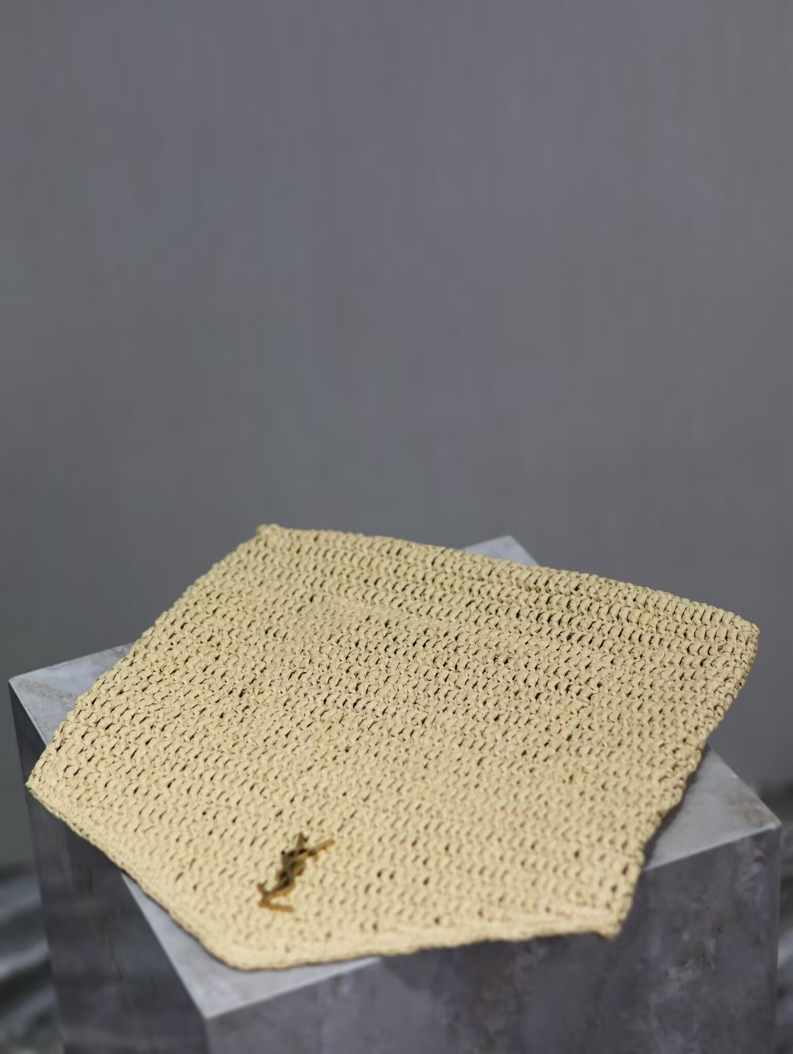 Y51 cassandre large envelope pouch in rope 29.5x18x4.5cm