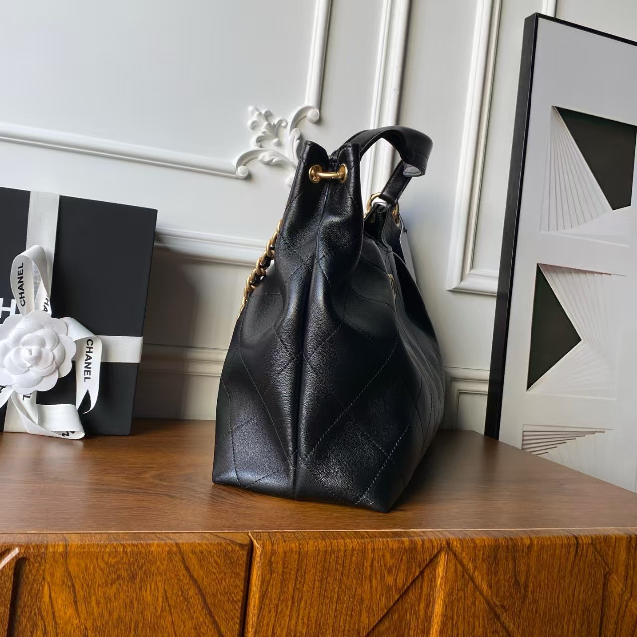 Ch**el hobo bag as5978 29x35x13cm
