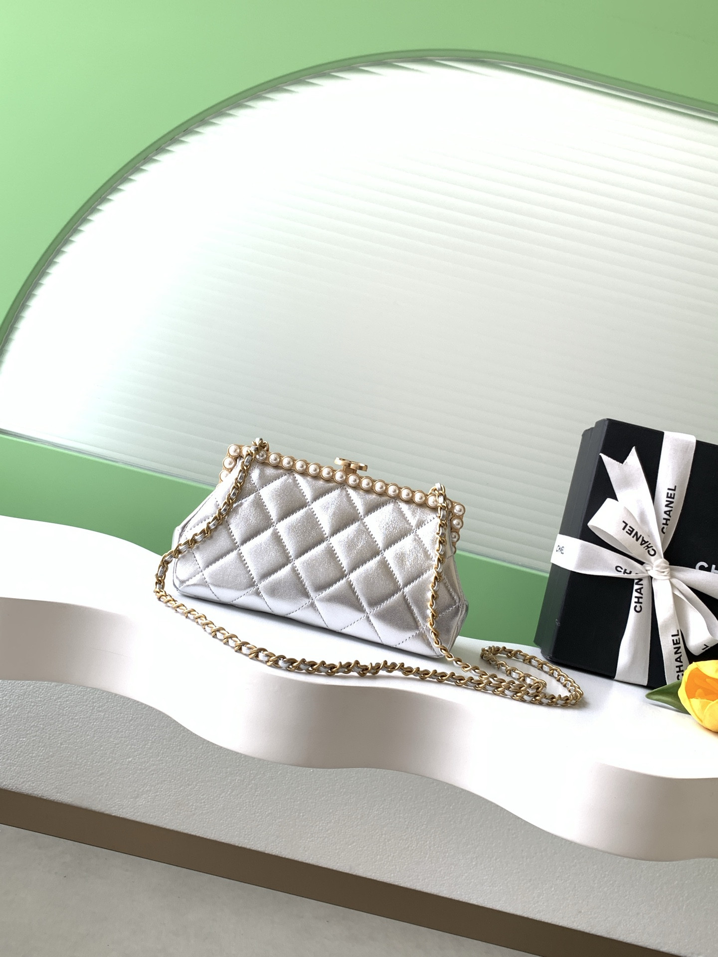 Ch**el clutch as5912 10x20x7cm