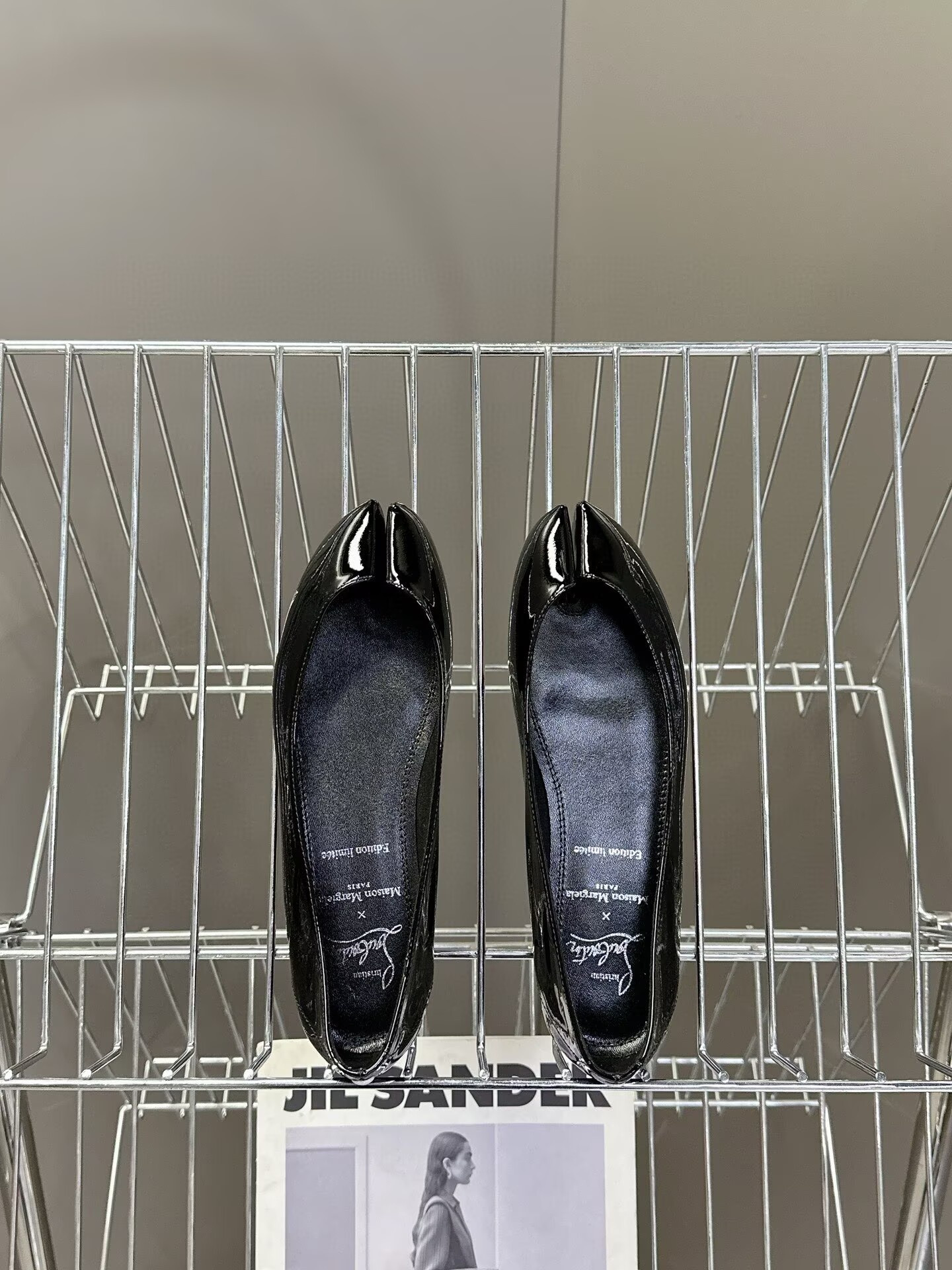 UA Chr1st1an Louboutin Marlougiela Ballerinas Patent calf leather