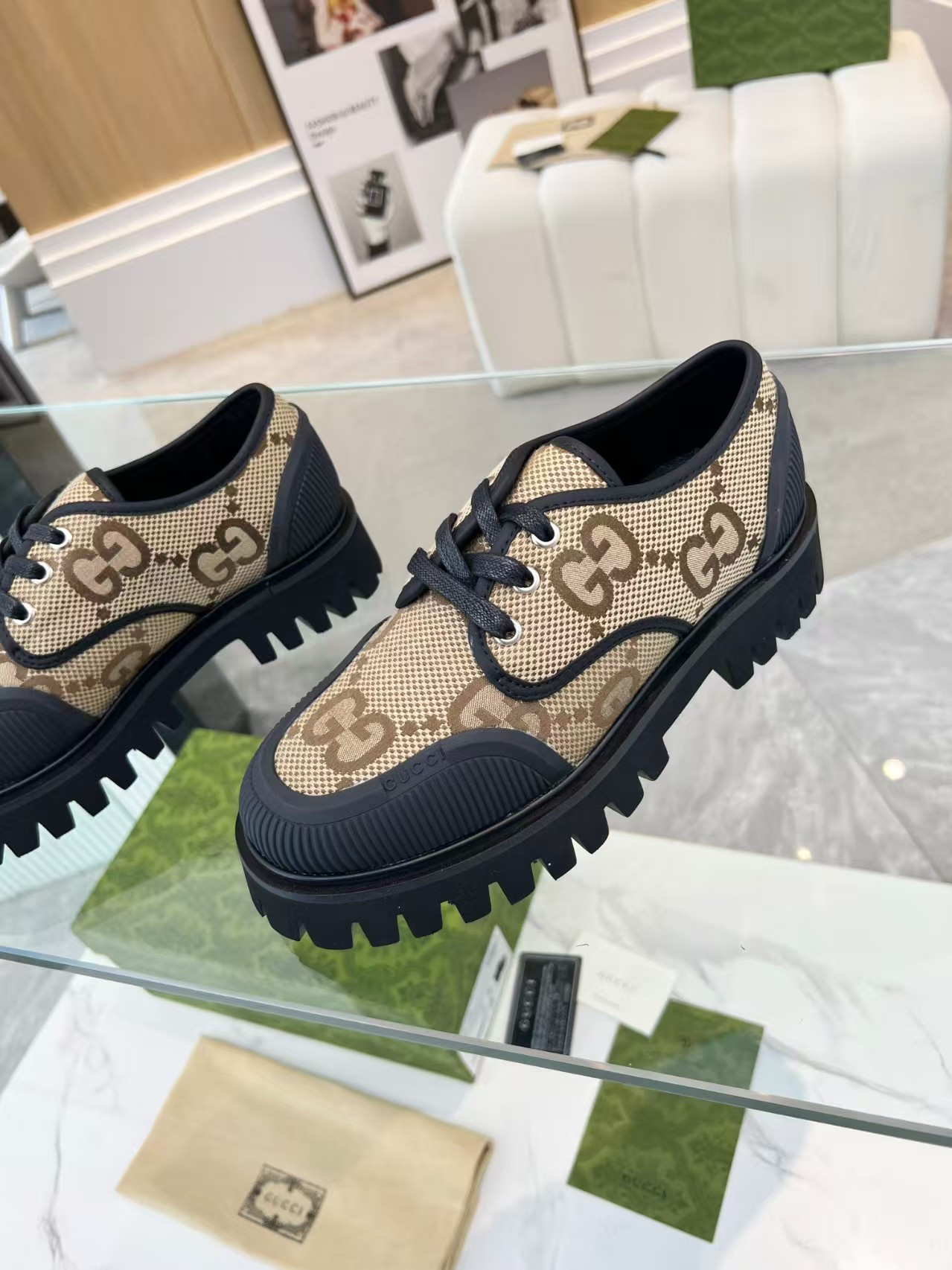ua Gvc*1 maxi gg lace-up shoes
