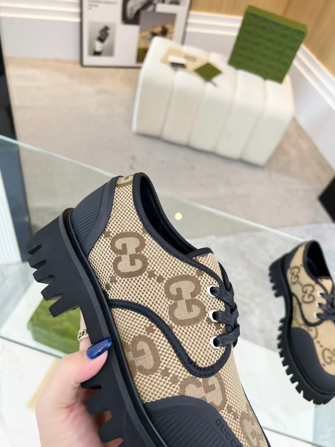 ua Gvc*1 maxi gg lace-up shoes