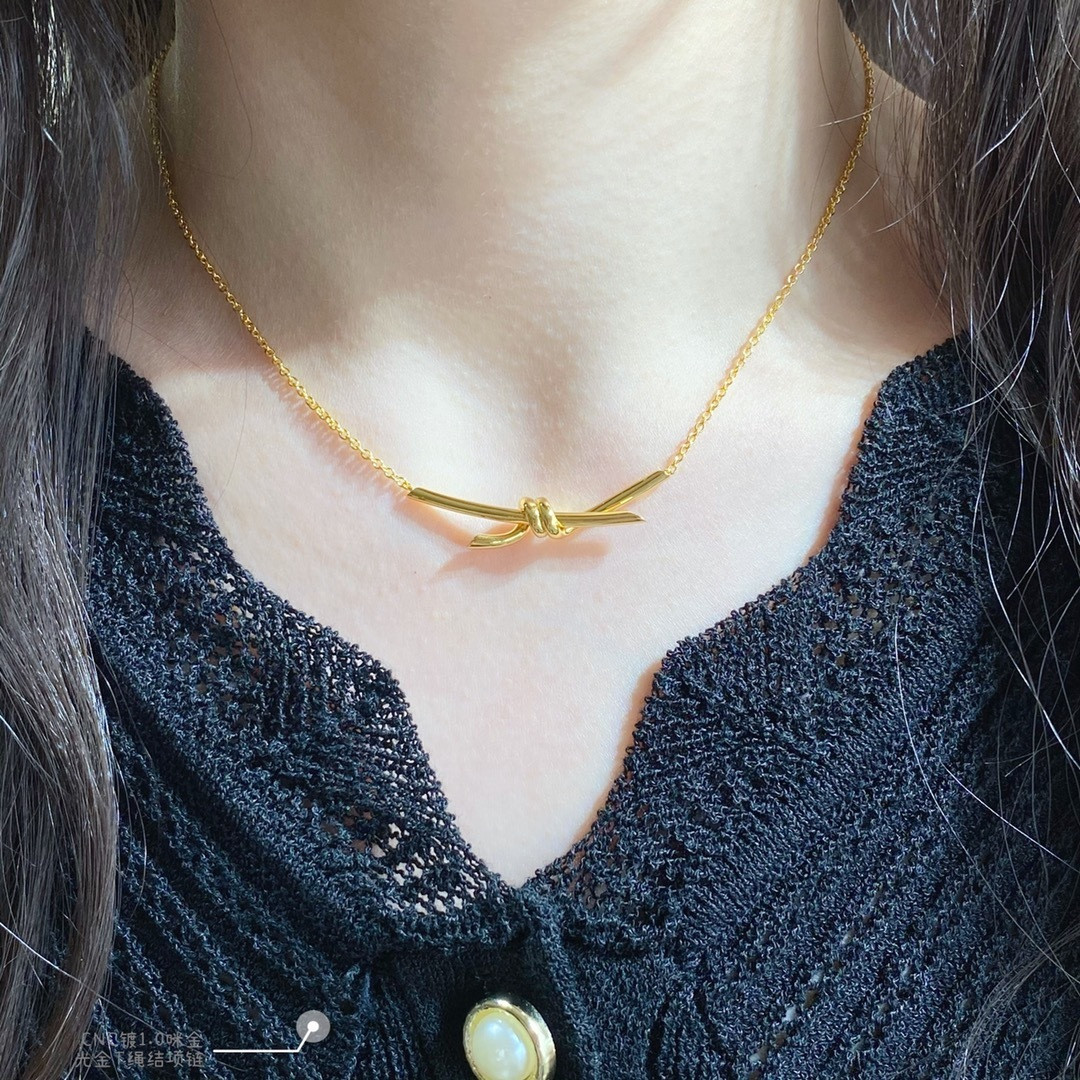 T*f*ny & co. t-knot necklace