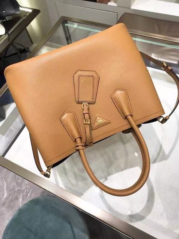 Pra*a Galleria Saffiano Handbag