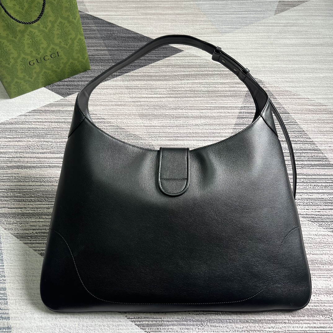 Gvc*1 APHRODITE LARGE SHOULDER BAG BLACK 18"W x 11.8"H x 0.8"D