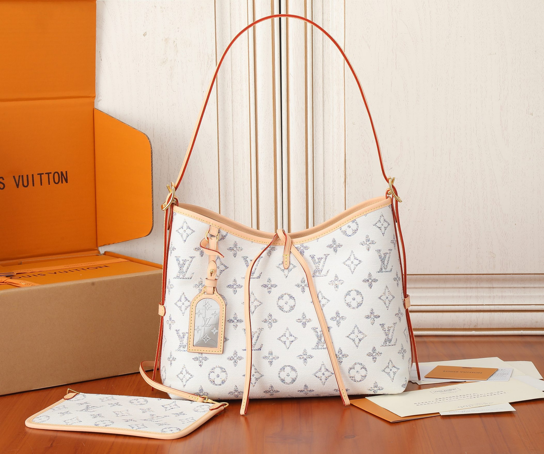 LV CarryAll PM  M24707 11.6x9.4x4.7 inches