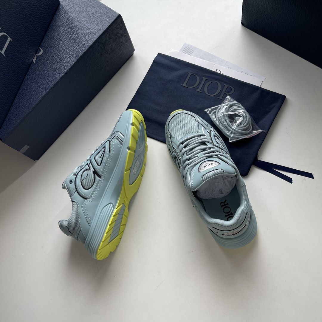 UA D10r B30 Sneaker Blue Mesh and Technical Fabric