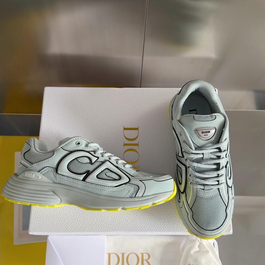 UA D10r B30 Sneaker Blue Mesh and Technical Fabric