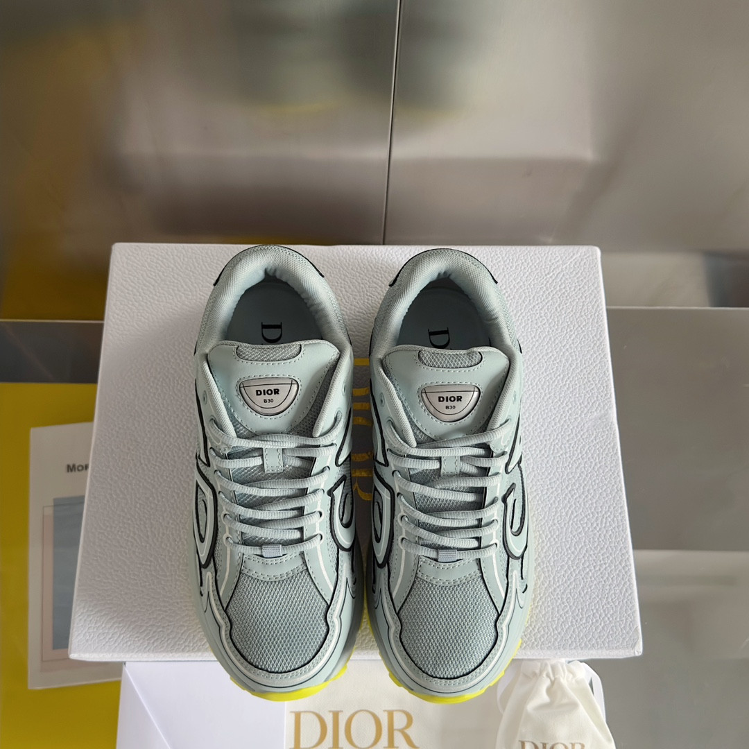 UA D10r B30 Sneaker Blue Mesh and Technical Fabric