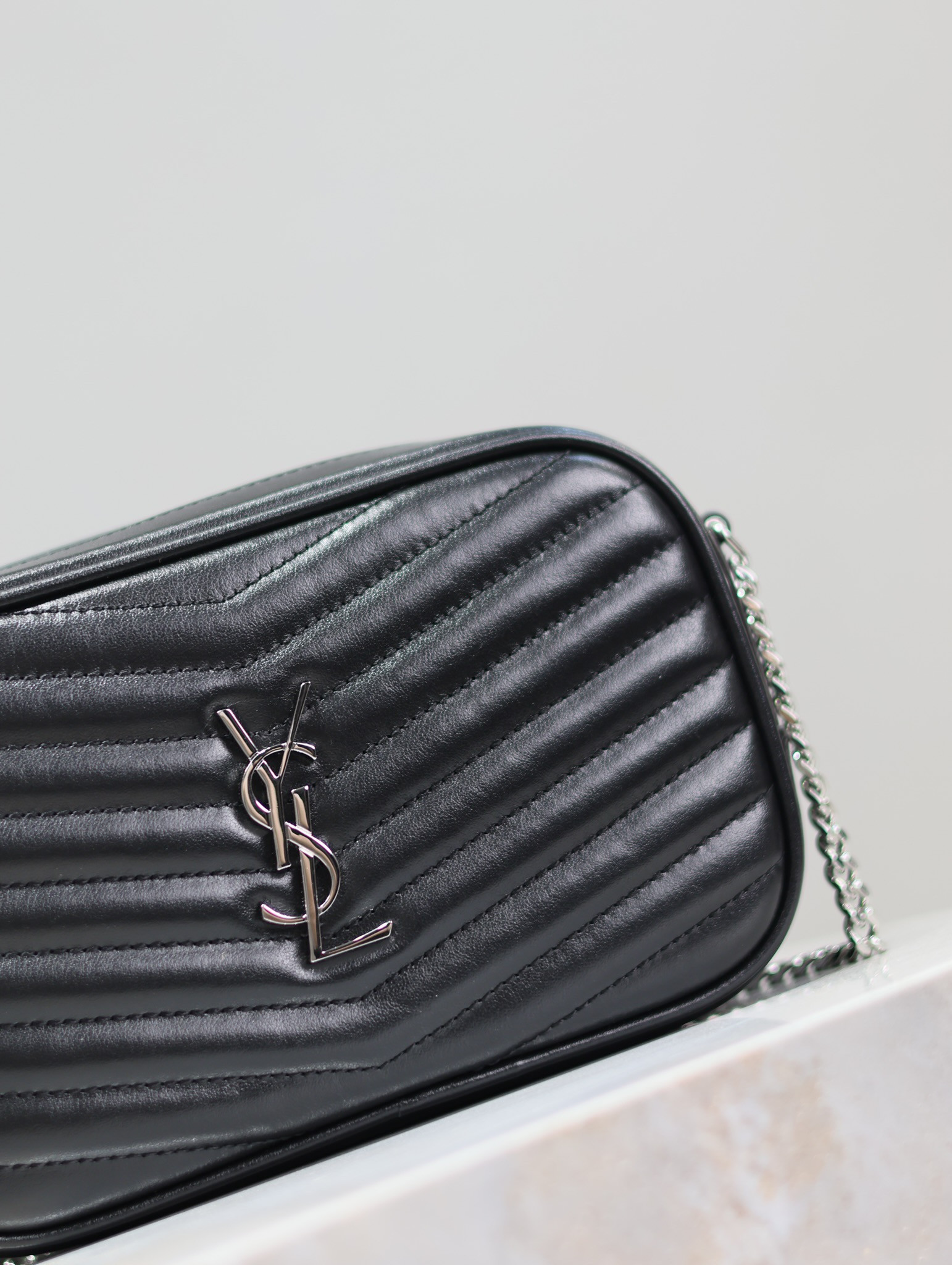 Y51 MINI LOU IN QUILTED LEATHER 7.5 X 4.1 X 2 INCHES