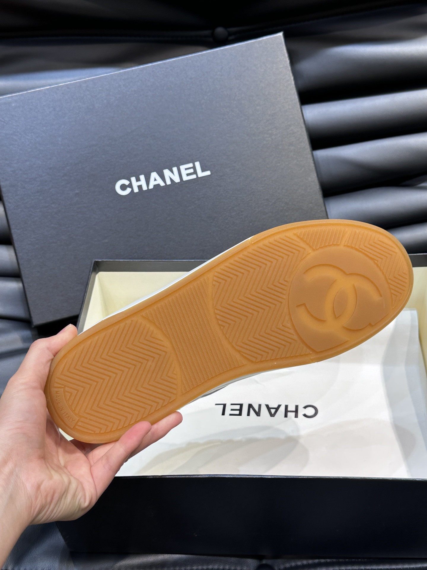 UA Ch**el SNEAKER Calfskin