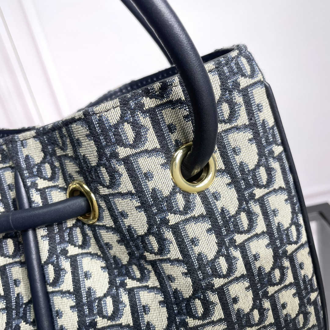 Medium D10r Nolita Bag Blue D10r Oblique Jacquard 10.5 x 10 x 2 inches