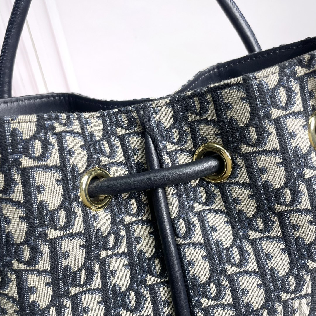 Medium D10r Nolita Bag Blue D10r Oblique Jacquard 10.5 x 10 x 2 inches