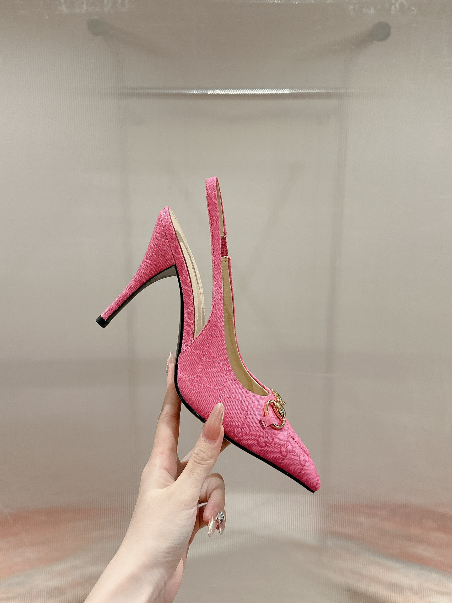 UA Gvc*1 HORSEBIT SLINGBACK PUMP HIGH HEEL