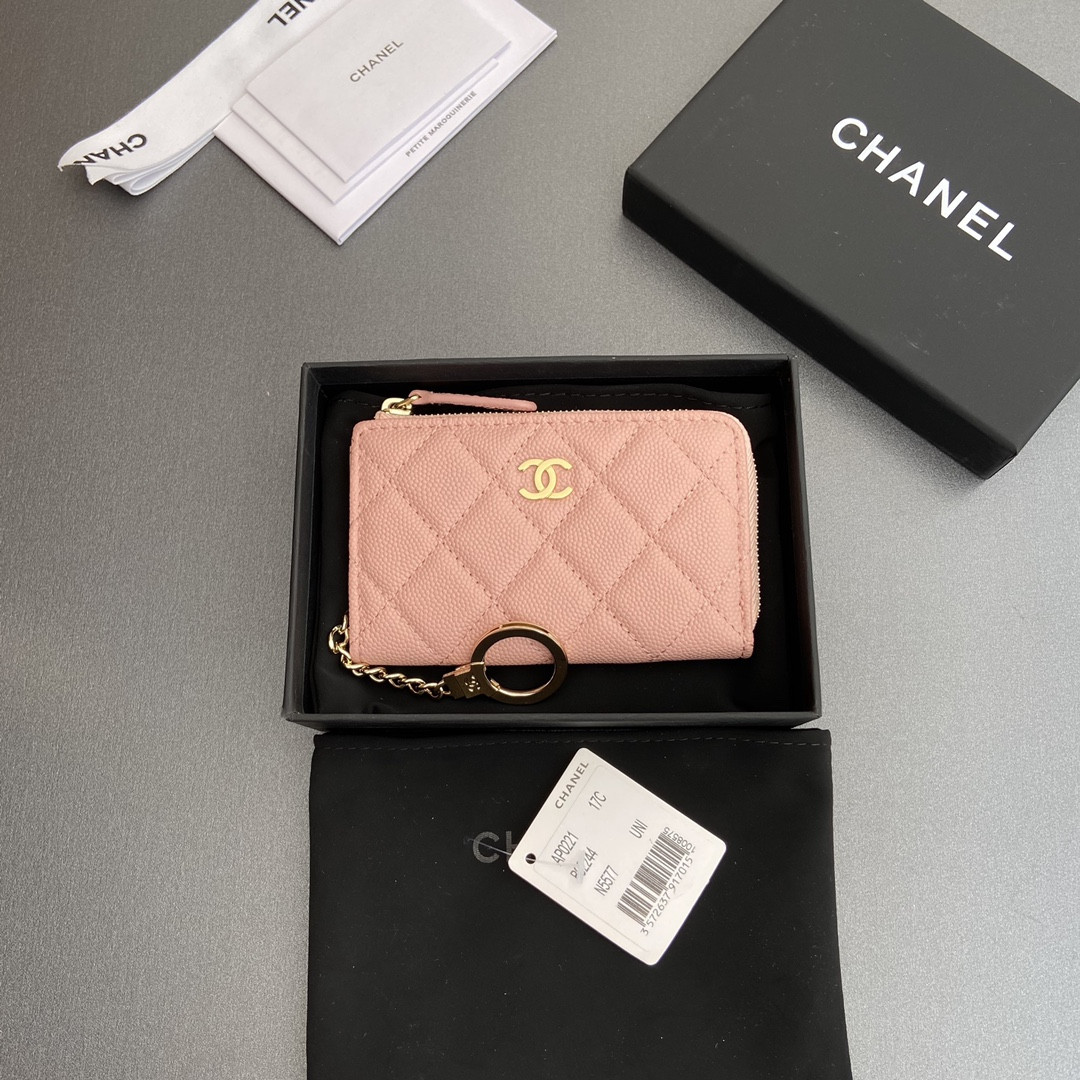 Ch**el Card holder 11.5×7.5×1.5cm