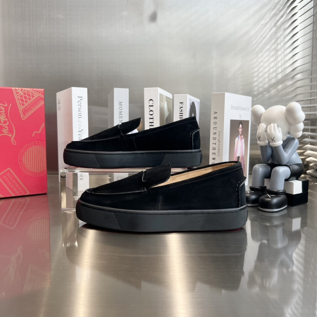 UA Chr1st1an Louboutin thick-soled loafers