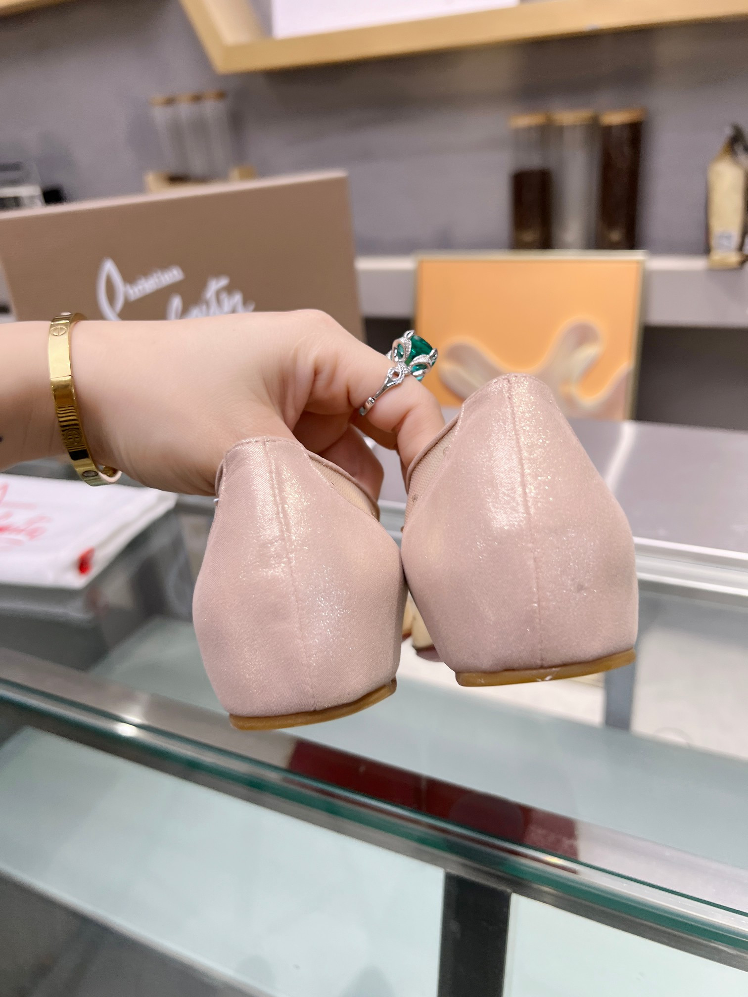 ua chr1st1an louboutin cl red-botT0m shoes