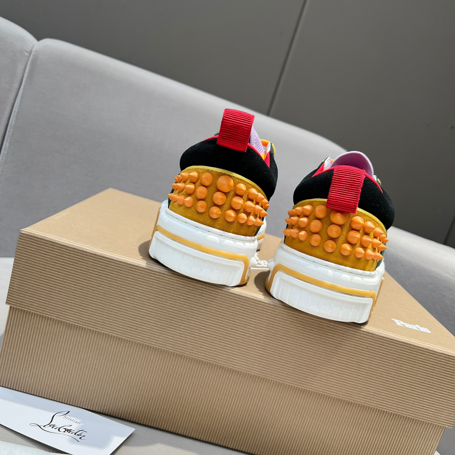 UA Chr1st1an Louboutin 2024 [New]ASTROLOUBI Unisex Thick-Soled Sneakers