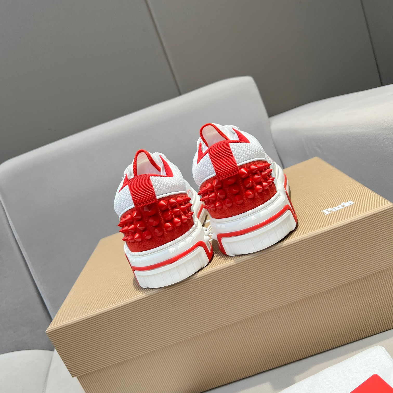 UA Chr1st1an Louboutin 2024 [New]ASTROLOUBI Unisex Thick-Soled Sneakers