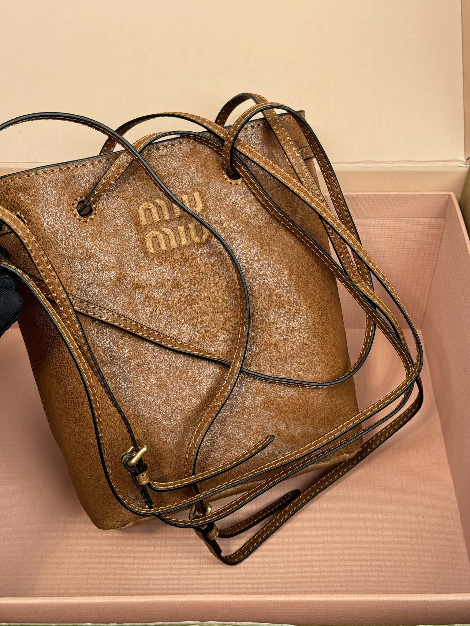 M1v M1v nappa leather mini bag 17x14x6cm