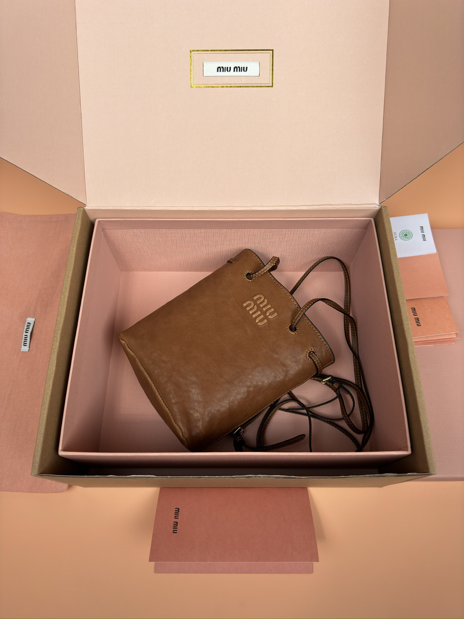 M1v M1v nappa leather mini bag 17x14x6cm