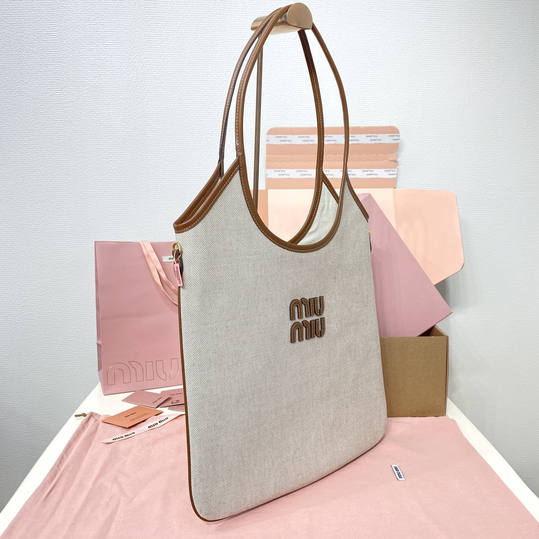 M1v M1v ivy canvas bag 40x35cm