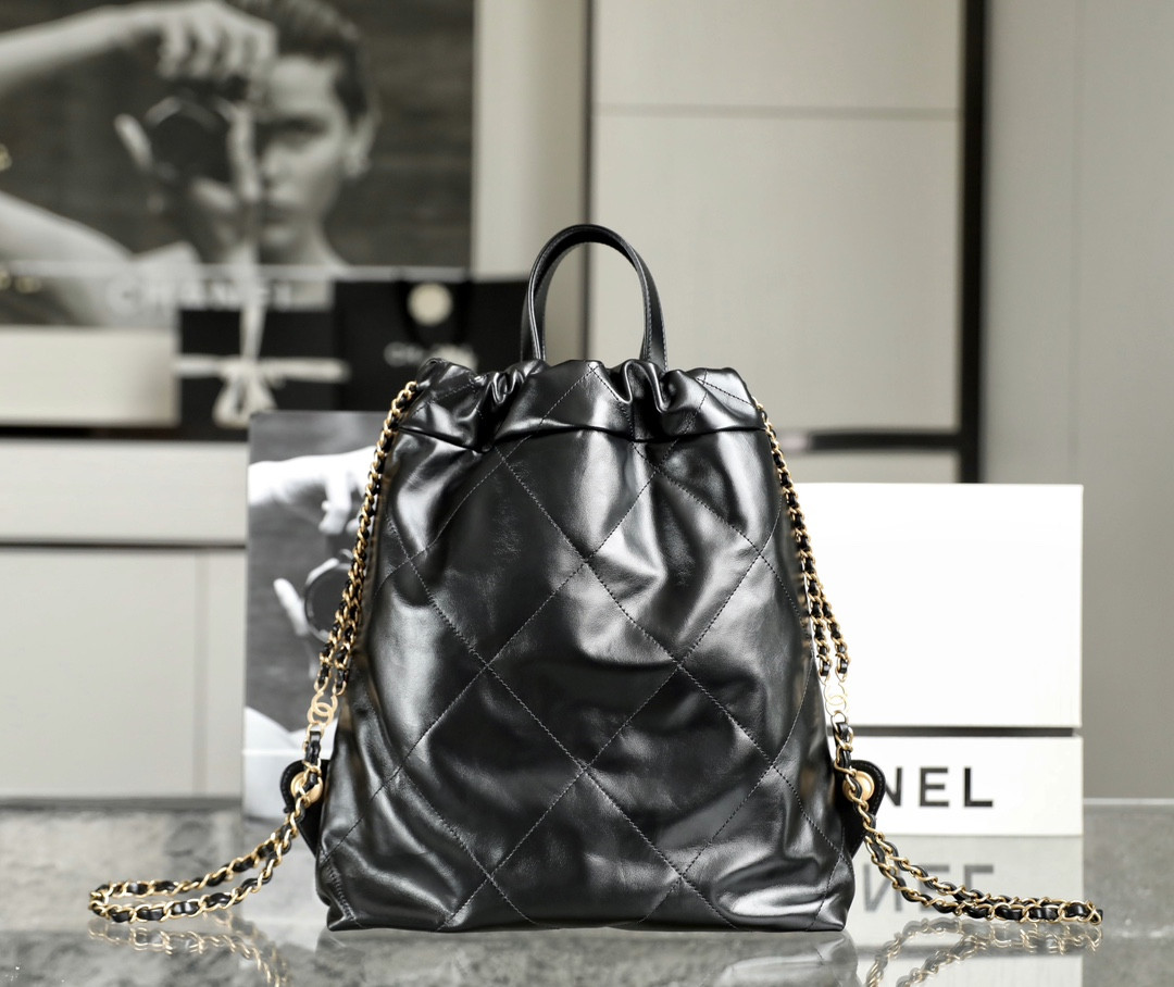Ch**el 22 Handbag Calfskin 29x34x10.5cm